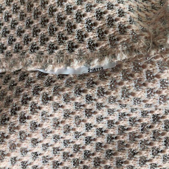 Basler Cropped Cardigan Pastel Pink Mesh Jacket Size 4 - Picture 8 of 8